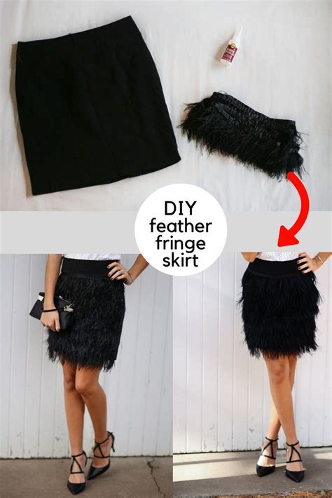 diy feather skirt|DIY FEATHER SKIRT .